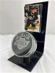 WAYNE GRETZKY SIGNED PUCK UDA COA
